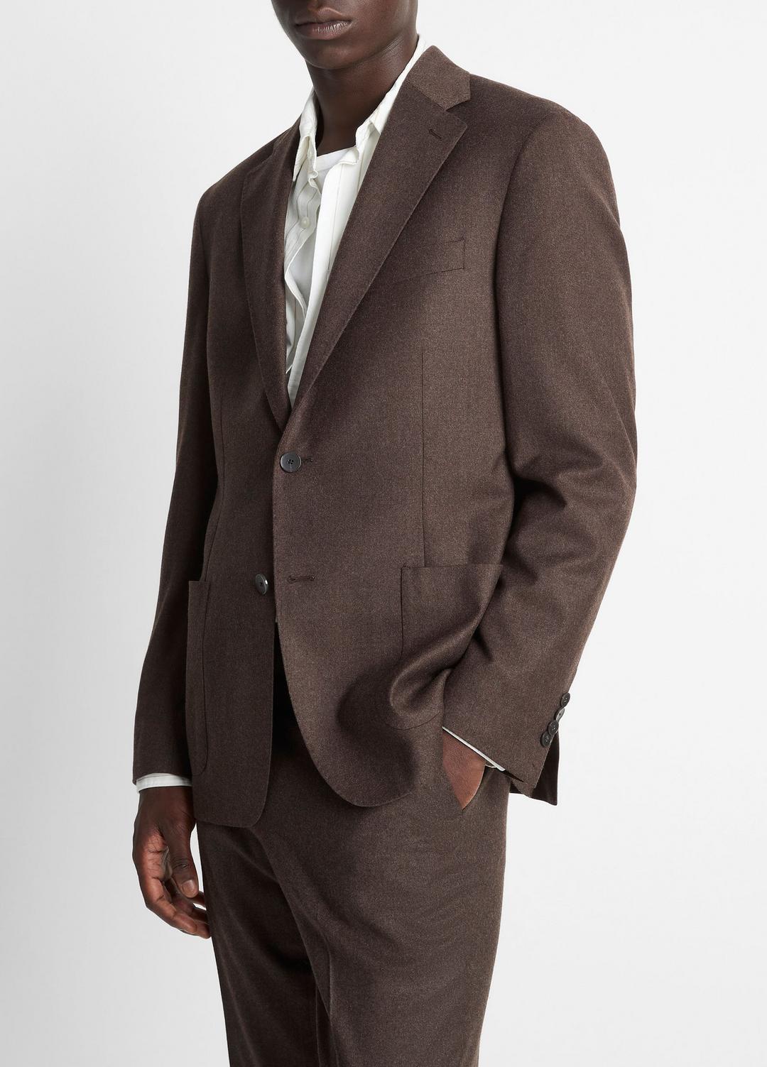 Wool-Silk Relaxed Sport Coat in Blazers | VINCE Men