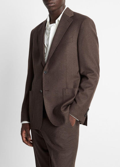 Wool-Silk Relaxed Sport Coat in Blazers | VINCE Men