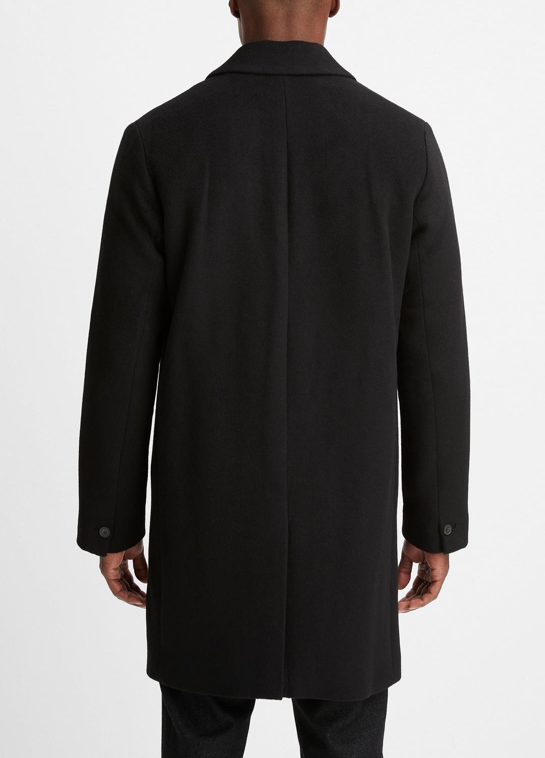 Classic Italian Wool-Blend Coat in Jackets & Outerwear | VINCE Men