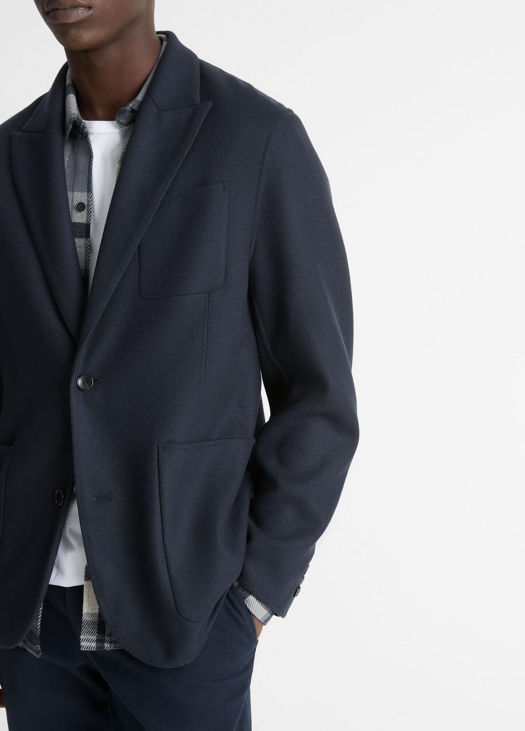 Italian Splittable Wool-Blend Blazer in Jackets & Outerwear | VINCE Men