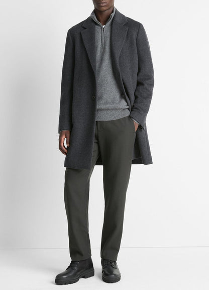 Classic Italian Wool-Blend Coat in Jackets & Outerwear | VINCE Men