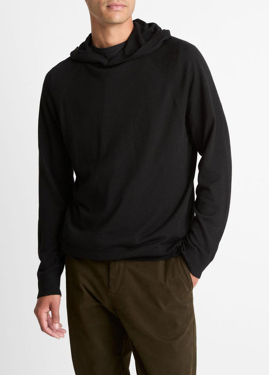Featherweight Merino Wool-Cashmere Hoodie in Sweatshirts & Hoodies | VINCE Men