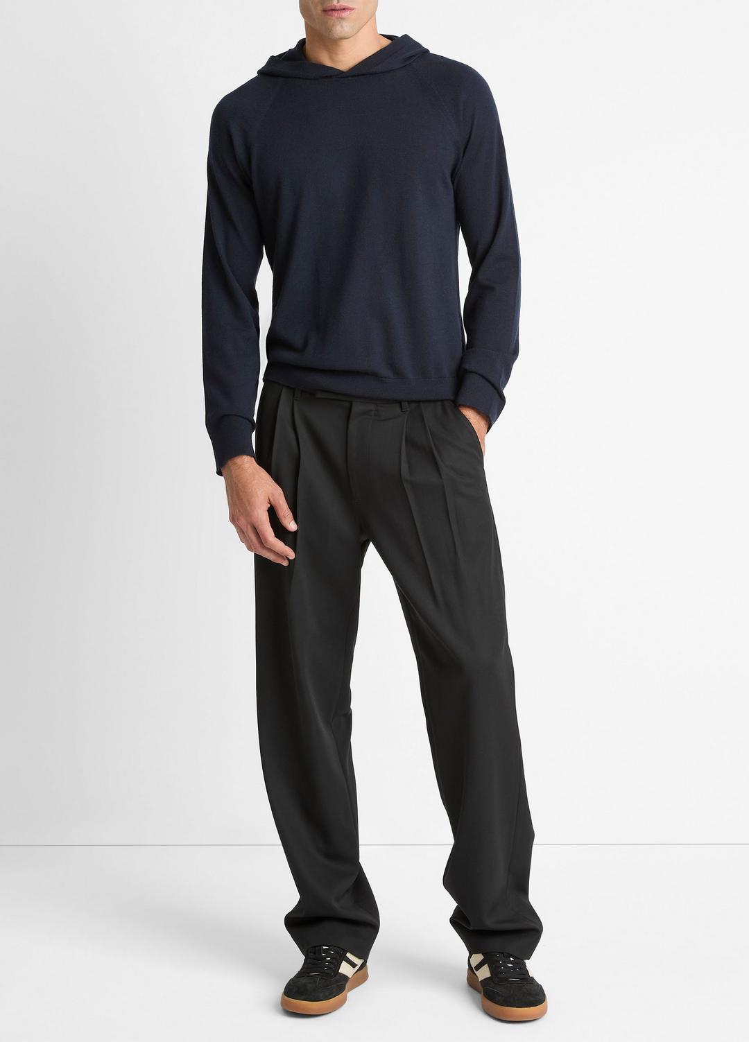 Featherweight Merino Wool-Cashmere Hoodie in Sweatshirts & Hoodies | VINCE Men
