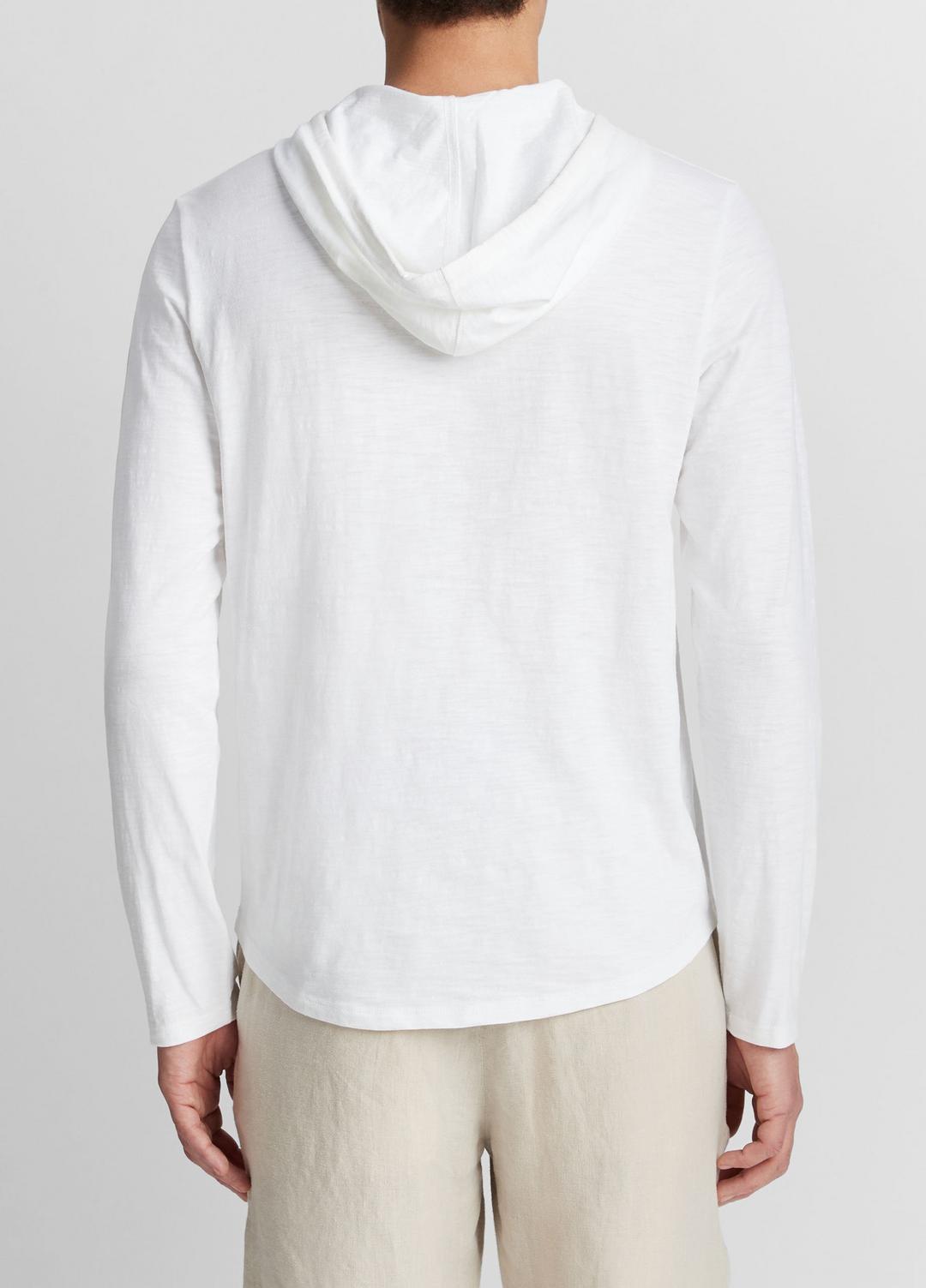 Textured Cotton Hoodie in Sweatshirts & Hoodies | VINCE Men