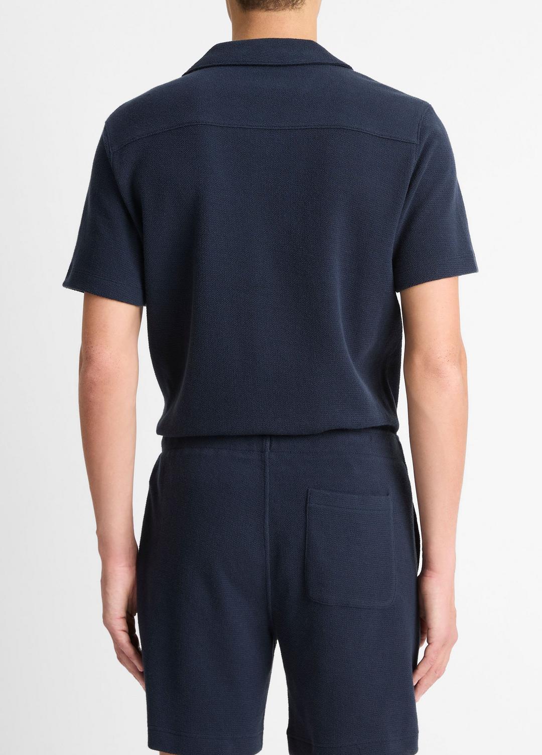 Cotton Bouclé Pull-On Short in Shorts | VINCE Men