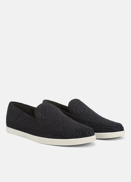 Sonoma Woven Suede Loafer in Loafers | VINCE Men
