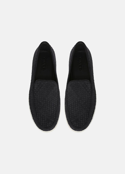 Sonoma Woven Suede Loafer in Loafers | VINCE Men