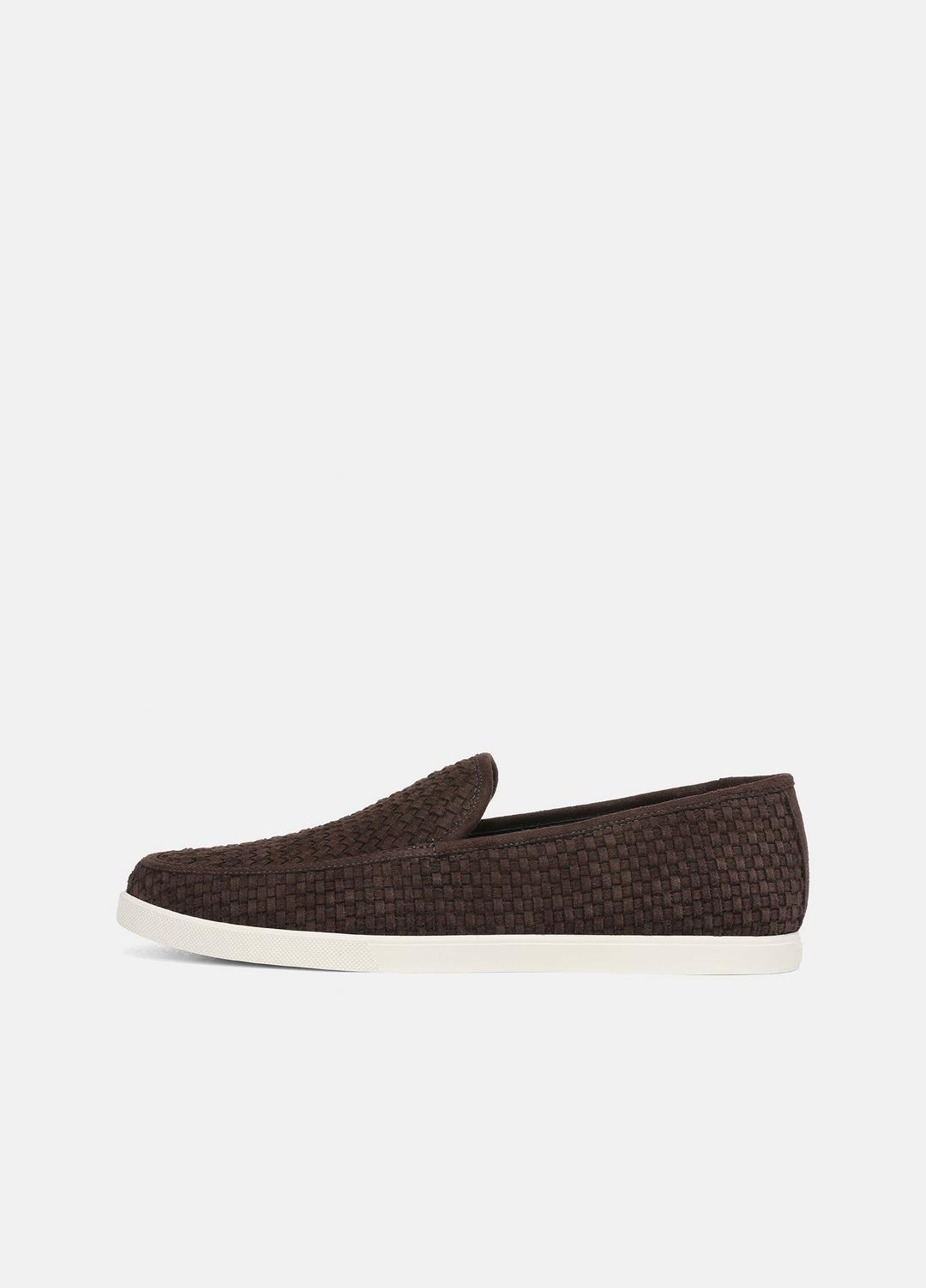 Sonoma Woven Suede Loafer in Loafers | VINCE Men