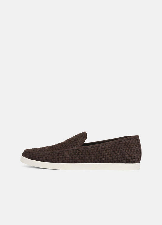 Sonoma Woven Suede Loafer in Loafers | VINCE Men