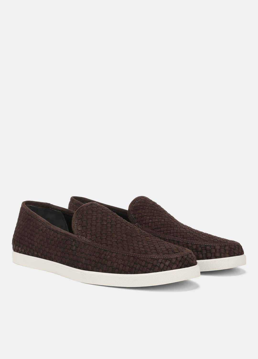Sonoma Woven Suede Loafer in Loafers | VINCE Men
