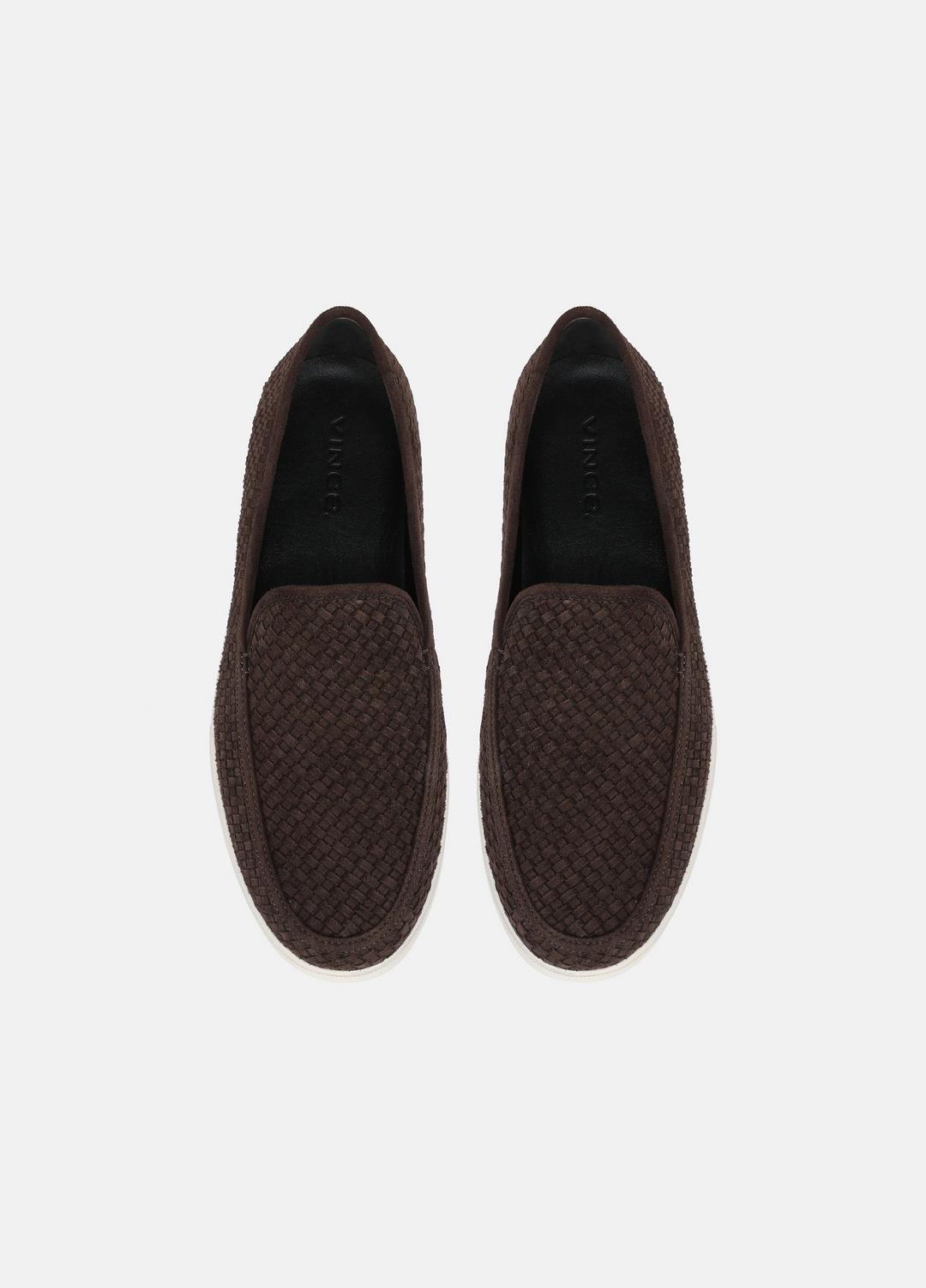 Sonoma Woven Suede Loafer in Loafers | VINCE Men