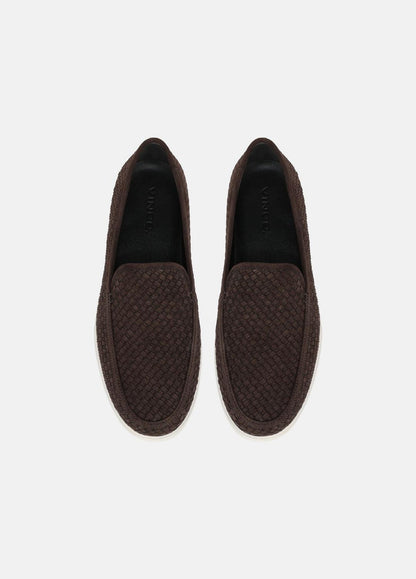Sonoma Woven Suede Loafer in Loafers | VINCE Men