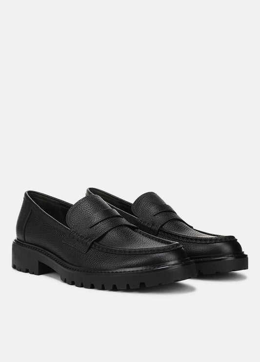 Delmore Leather Lug-Sole Loafer in Loafers | VINCE Men