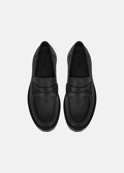 Delmore Leather Lug-Sole Loafer in Loafers | VINCE Men
