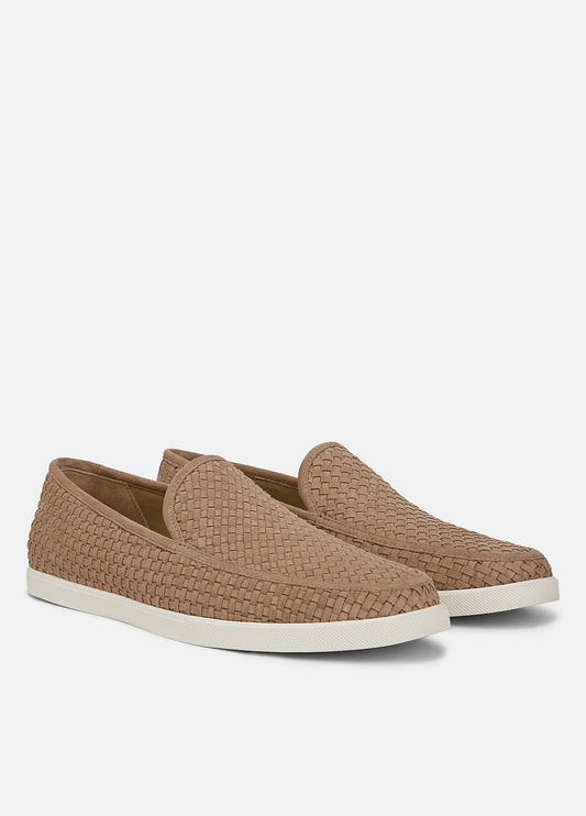 Sonoma Woven Suede Loafer in Loafers | VINCE Men