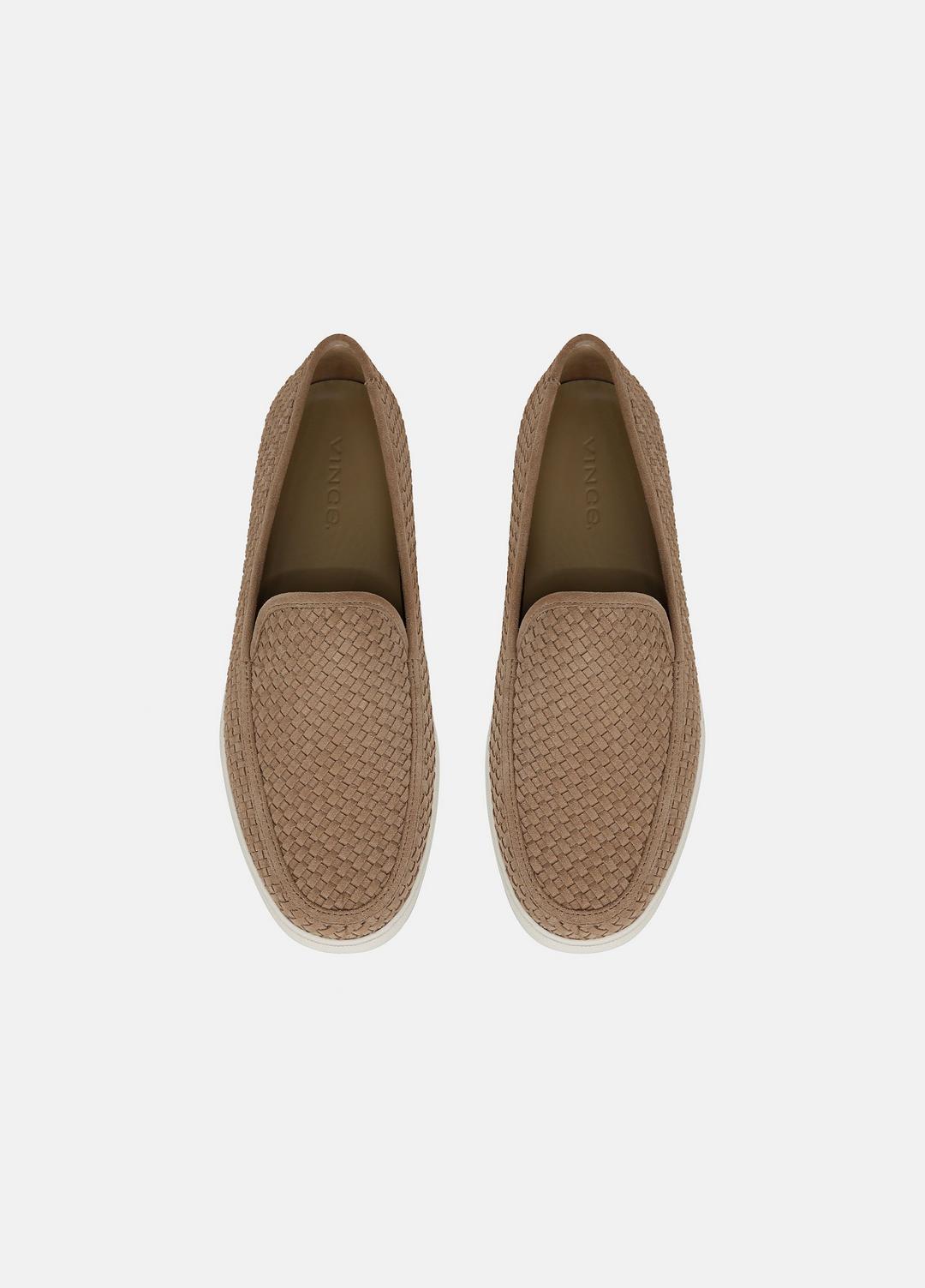 Sonoma Woven Suede Loafer in Loafers | VINCE Men