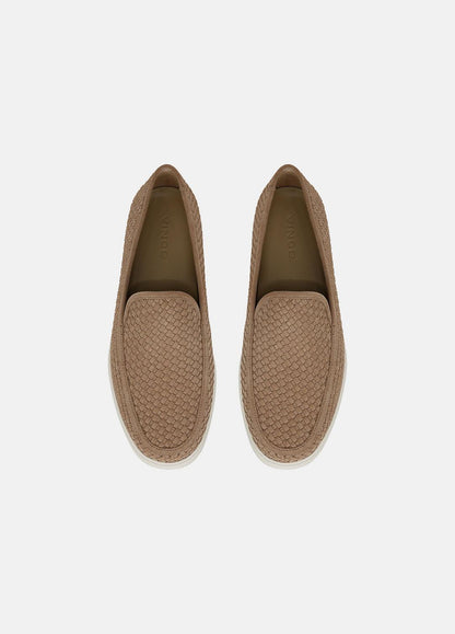 Sonoma Woven Suede Loafer in Loafers | VINCE Men