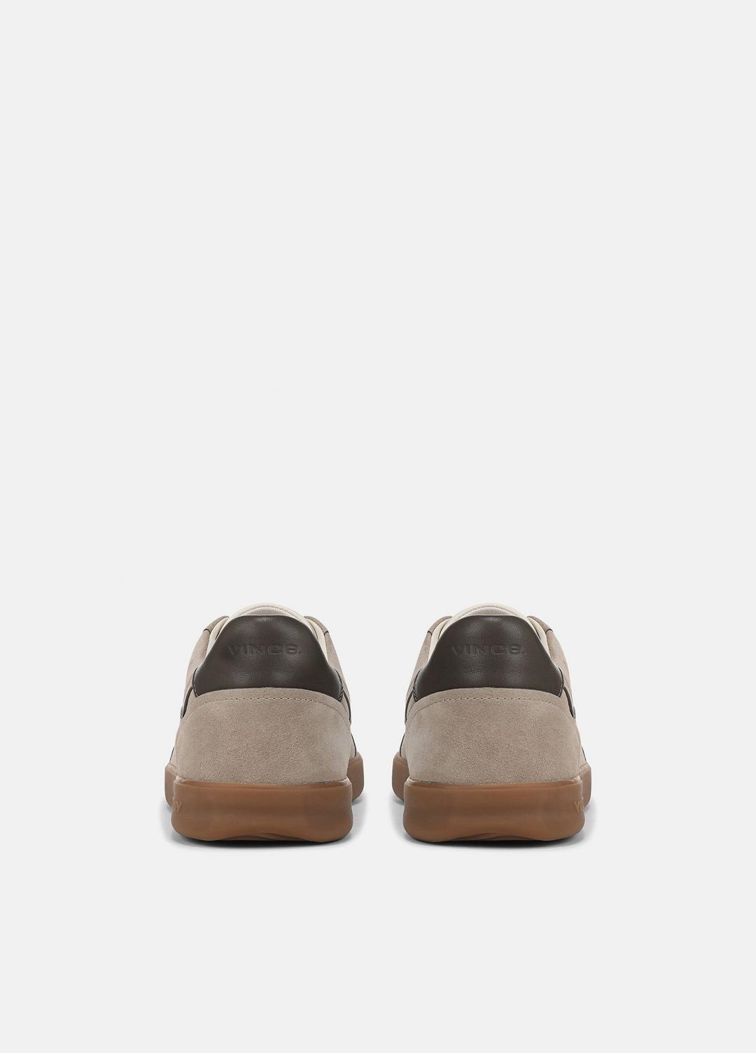 Oasis Contrast-Edge Suede & Leather Sneaker in Sneakers | VINCE Men