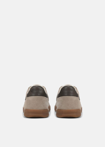 Oasis Contrast-Edge Suede & Leather Sneaker in Sneakers | VINCE Men