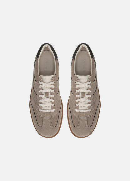 Oasis Contrast-Edge Suede & Leather Sneaker in Sneakers | VINCE Men