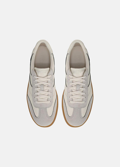 Oasis Contrast-Edge Leather & Suede Sneaker in Sneakers | VINCE Men