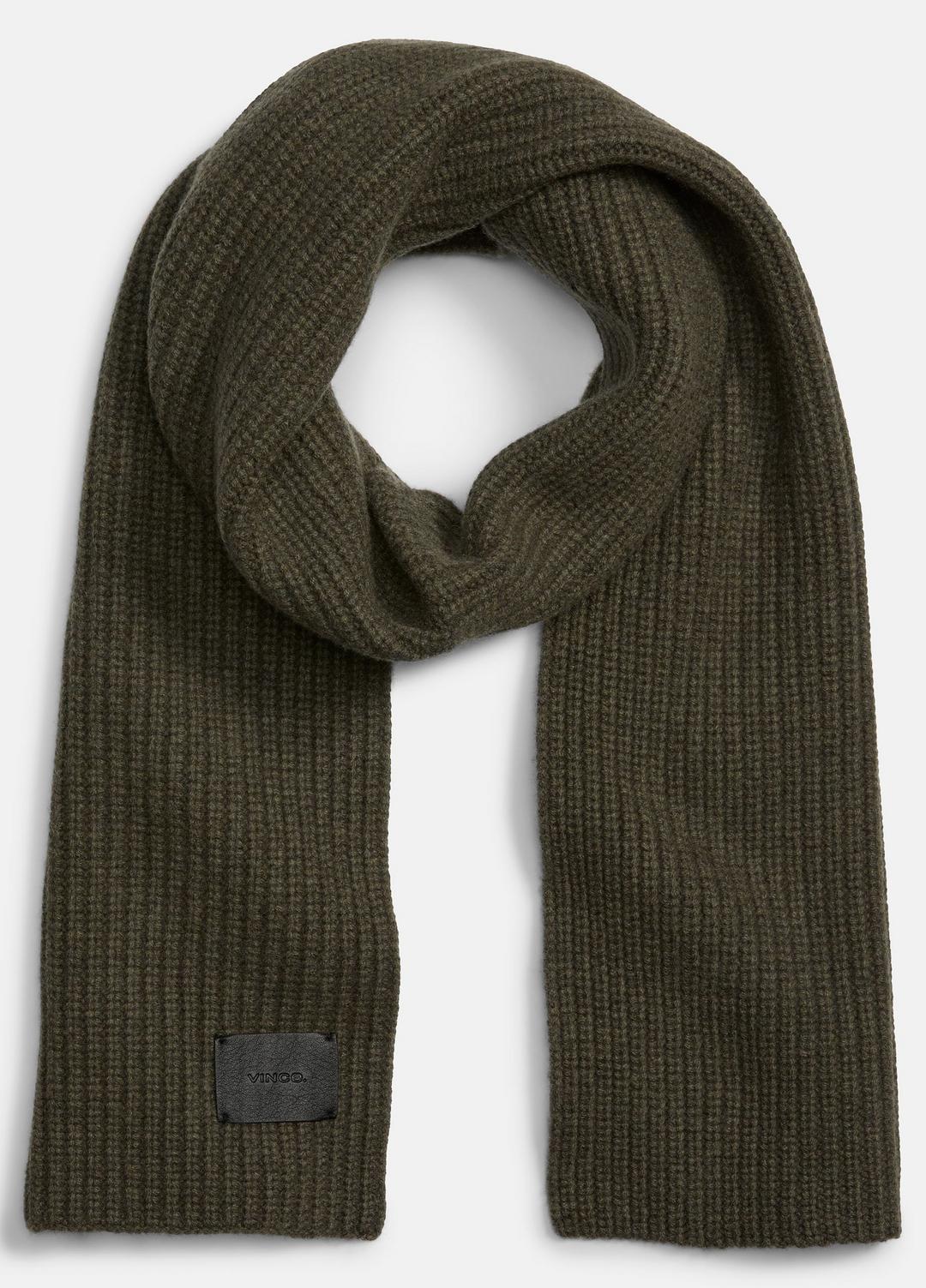 Cashmere Shaker-Stitch Scarf in Scarves & Hats | VINCE Men