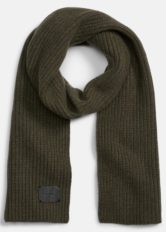Cashmere Shaker-Stitch Scarf in Scarves & Hats | VINCE Men