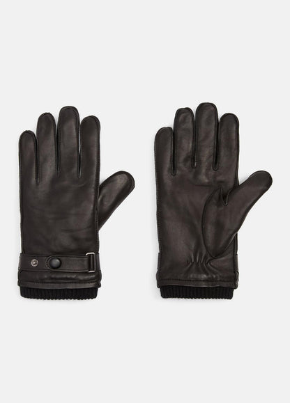 Leather Wrist-Strap Glove in Gloves | VINCE Men