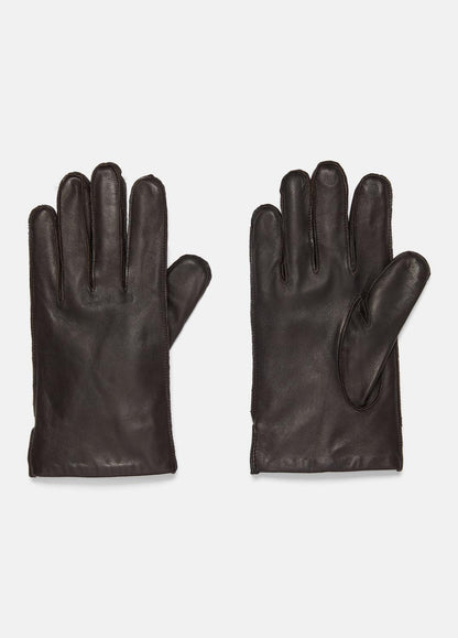 Classic Cashmere-Lined Leather Glove in Gloves | VINCE Men