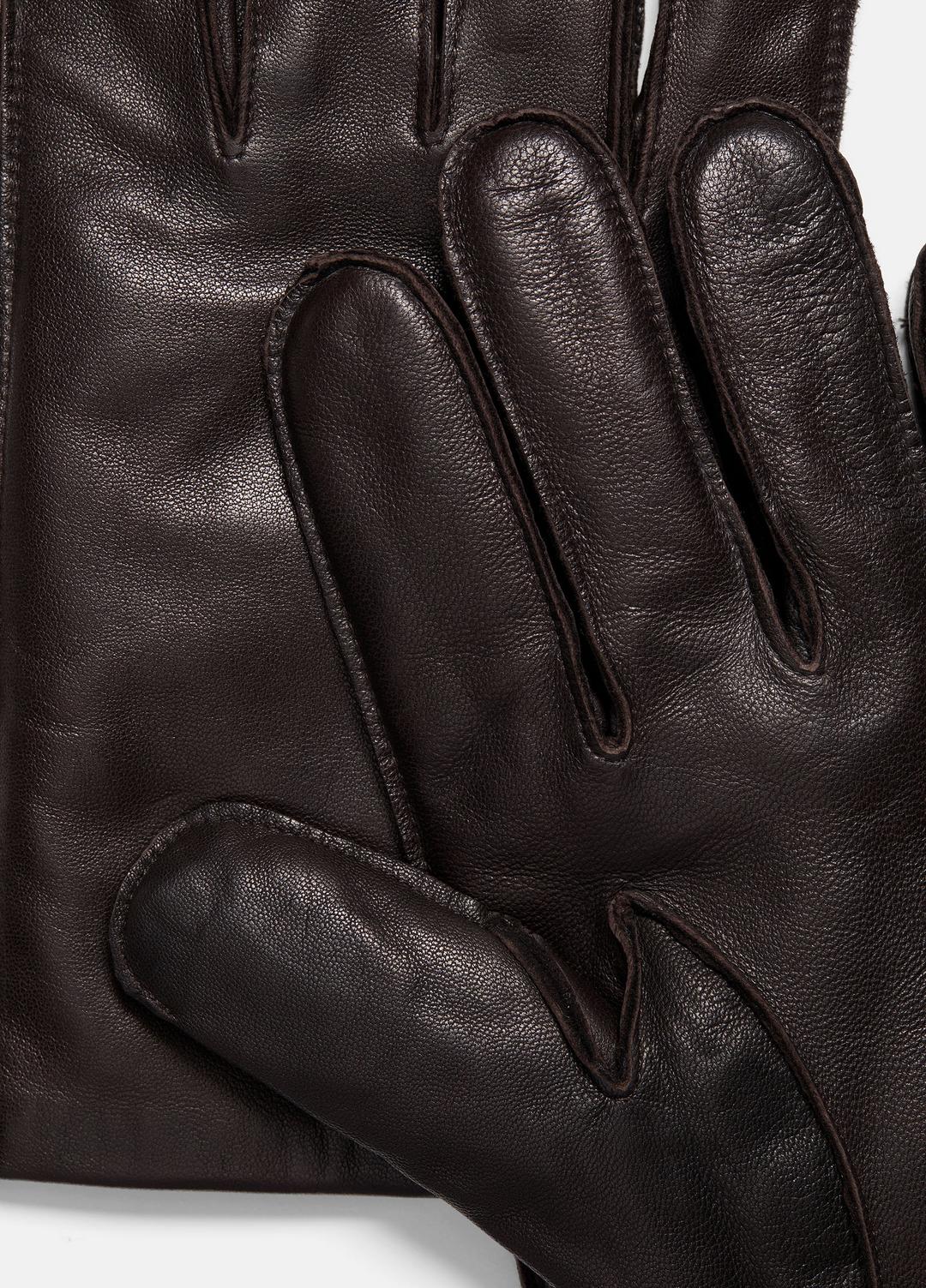 Classic Cashmere-Lined Leather Glove in Gloves | VINCE Men