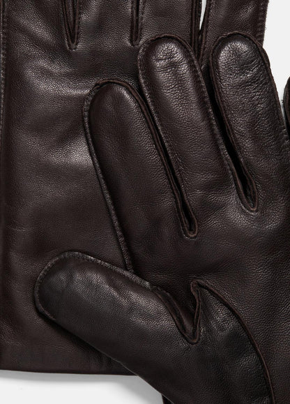 Classic Cashmere-Lined Leather Glove in Gloves | VINCE Men