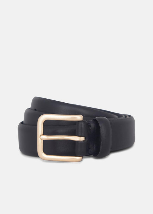 Men's 30mm Leather Belt in Belts | VINCE Men