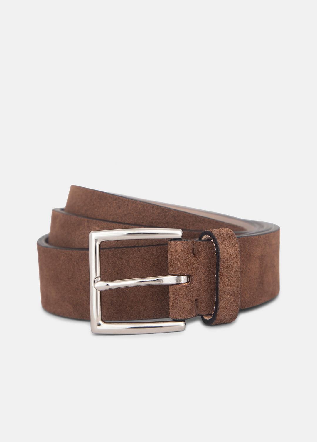 Men's 35mm Suede Belt in Belts | VINCE Men