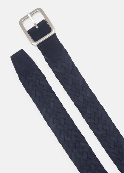 Men's 35mm Reversible Woven Suede Belt in Belts | VINCE Men