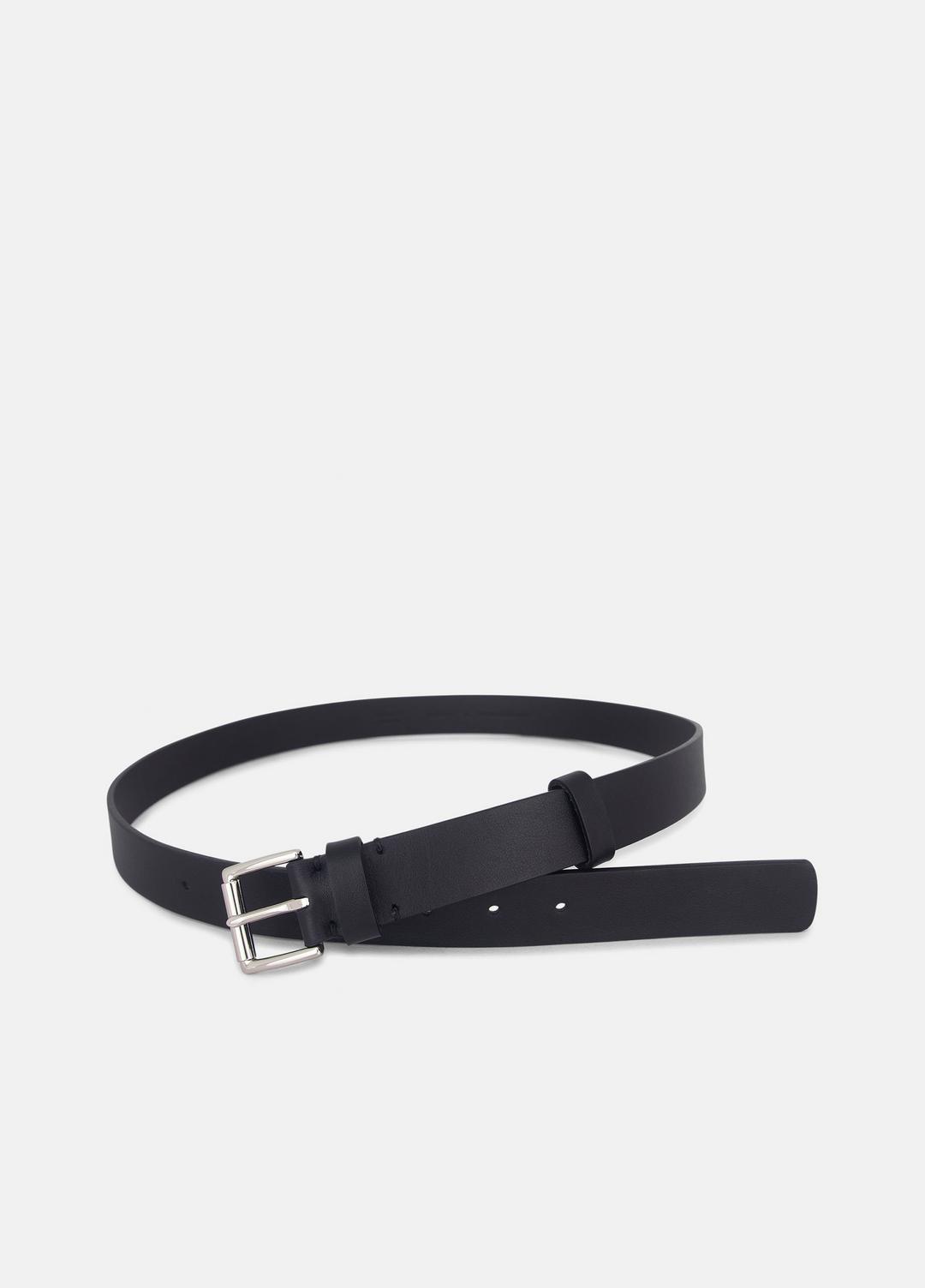 Men's 30mm Leather Double-Loop Belt in Belts | VINCE Men