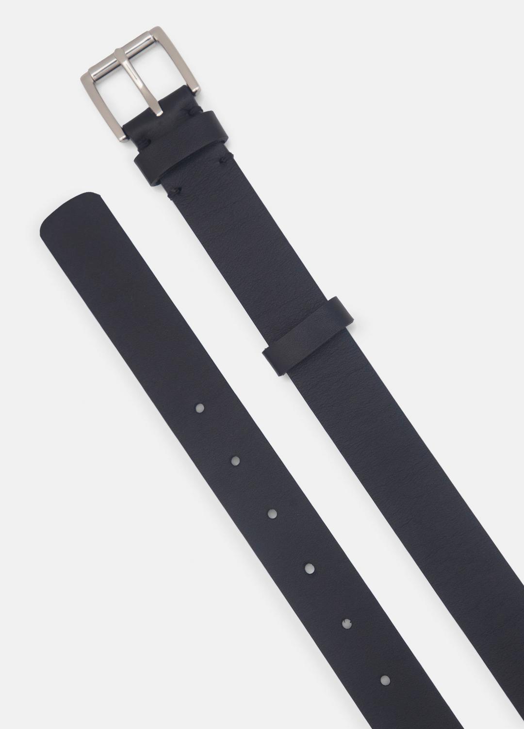 Men's 30mm Leather Double-Loop Belt in Belts | VINCE Men