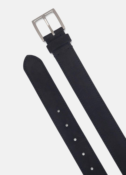 Men's 32mm Nubuck Leather Belt in Belts | VINCE Men