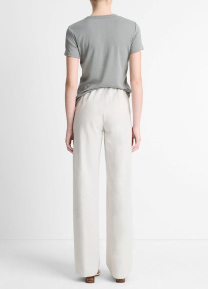 Cotton-Blend High-Waist Bias Pant in Pants & Shorts | VINCE Sale