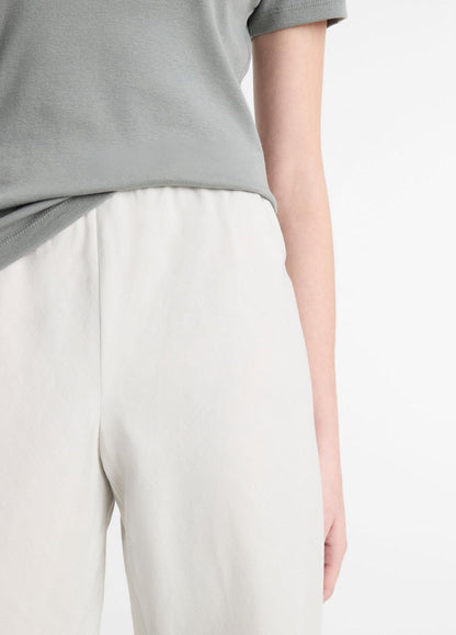 Cotton-Blend High-Waist Bias Pant in Pants & Shorts | VINCE Sale
