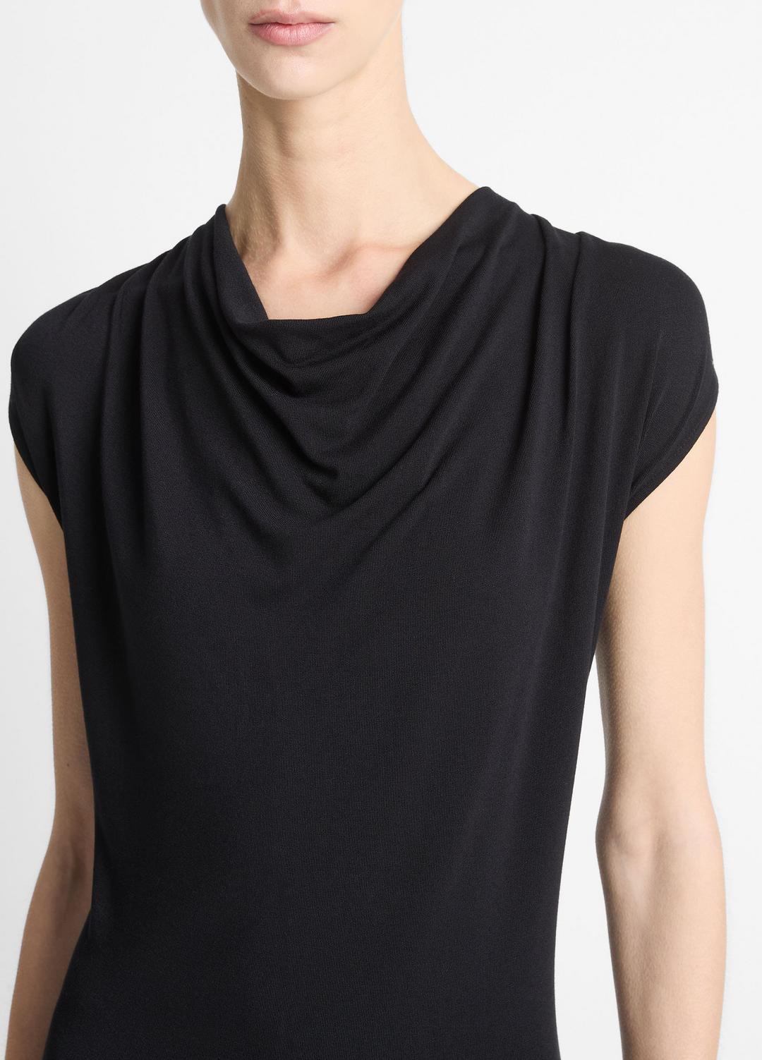 Jersey Draped Cowl-Neck Dress in Dresses & Skirts | VINCE Sale