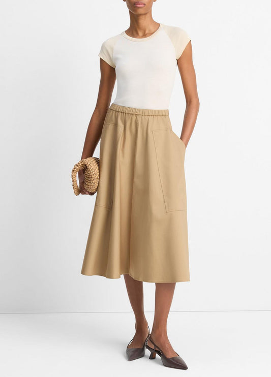 Cotton Full Skirt in Dresses & Skirts | VINCE Sale