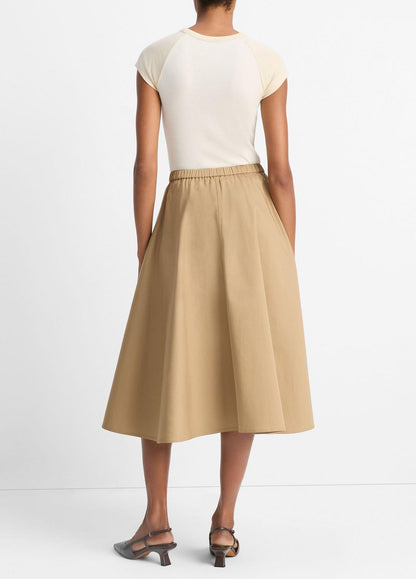 Cotton Full Skirt in Dresses & Skirts | VINCE Sale