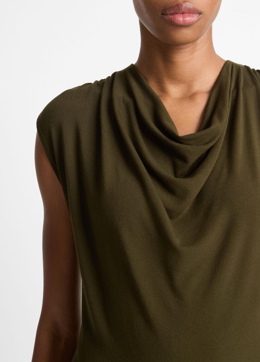 Jersey Draped Cowl-Neck Dress in Dresses & Skirts | VINCE Sale