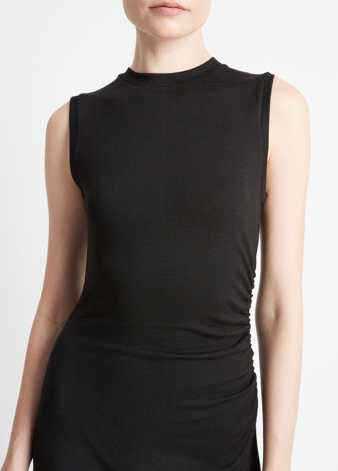 Sleeveless Gathered-Waist Dress in Dresses & Skirts | VINCE Sale