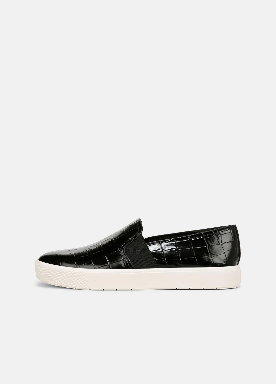 Blair Croc-Embossed Leather Sneaker in Shoes | VINCE Sale