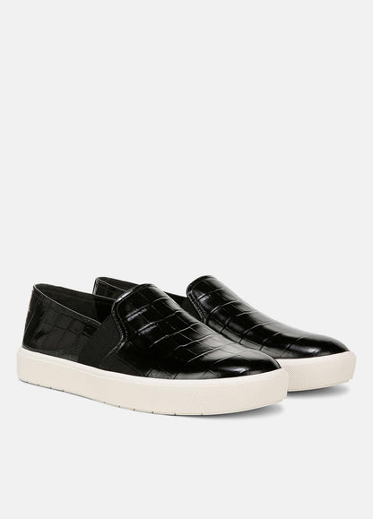 Blair Croc-Embossed Leather Sneaker in Shoes | VINCE Sale