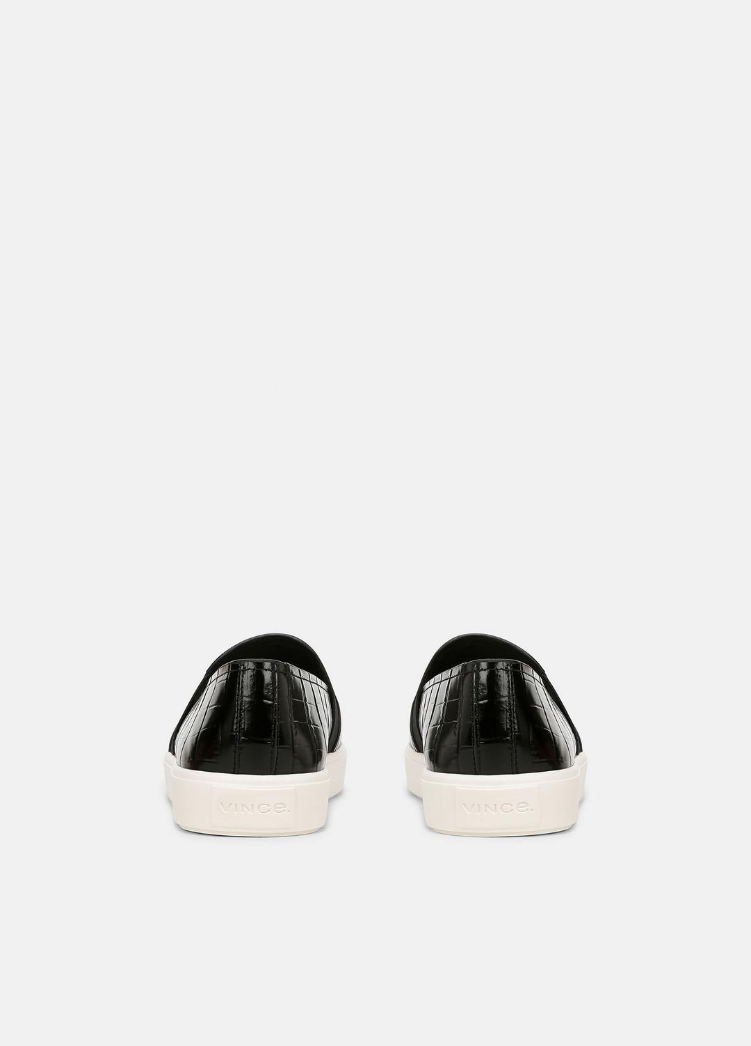 Blair Croc-Embossed Leather Sneaker in Shoes | VINCE Sale