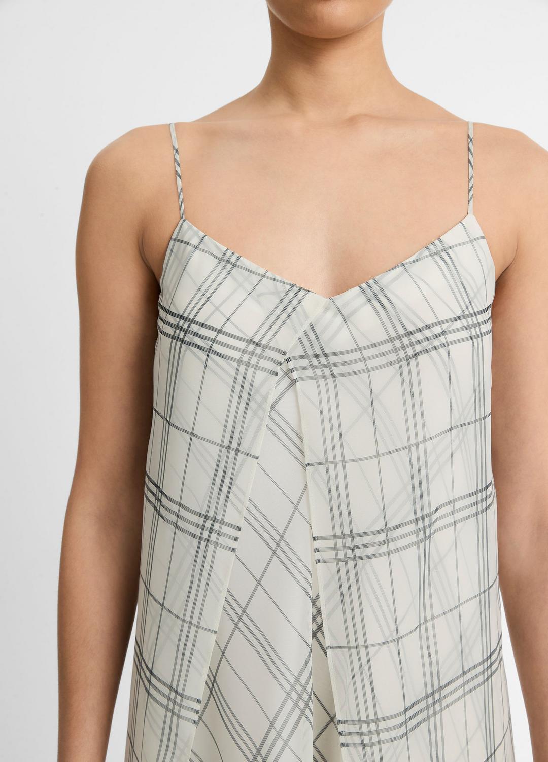 Fenced Plaid Layered Dress in Dresses & Skirts | VINCE Sale