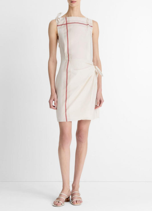Handkerchief-Stripe Wrap Dress in Dresses & Skirts | VINCE Sale