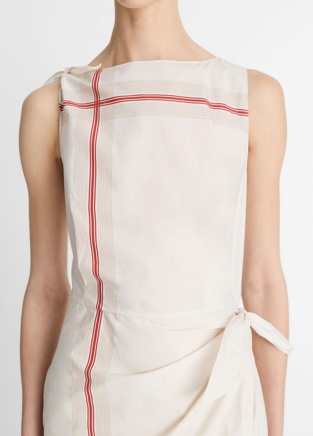 Handkerchief-Stripe Wrap Dress in Dresses & Skirts | VINCE Sale